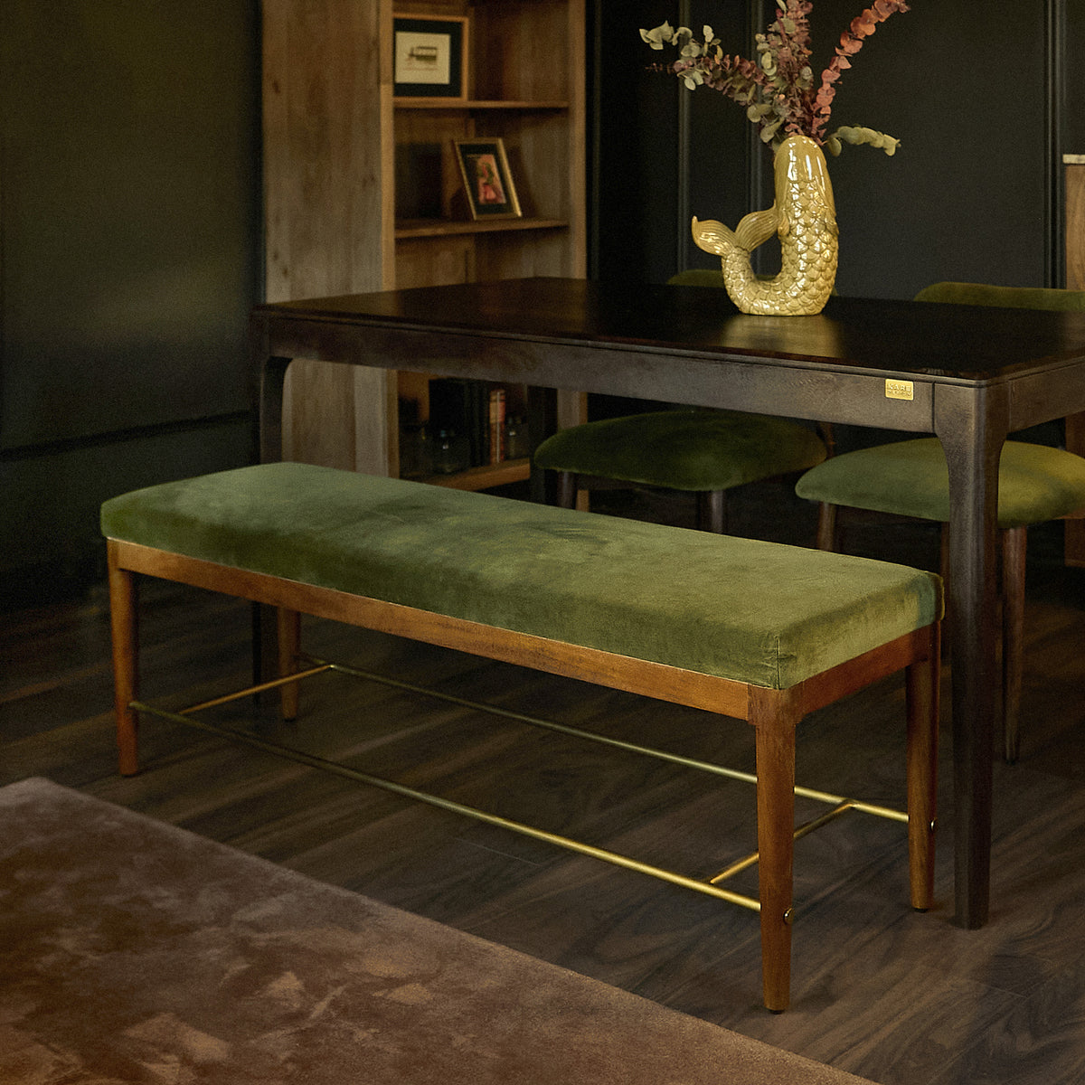Oriana B - Conor Bench / Green Velvet