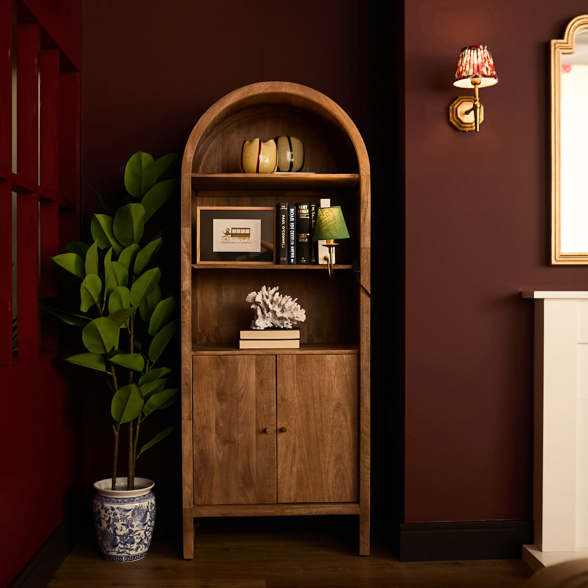Oriana B - Archer Bookcase Cabinet