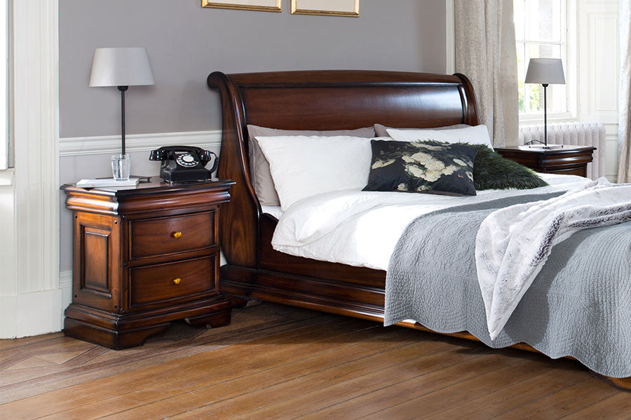 Normandie - 5ft Bedframe & 2 Lockers