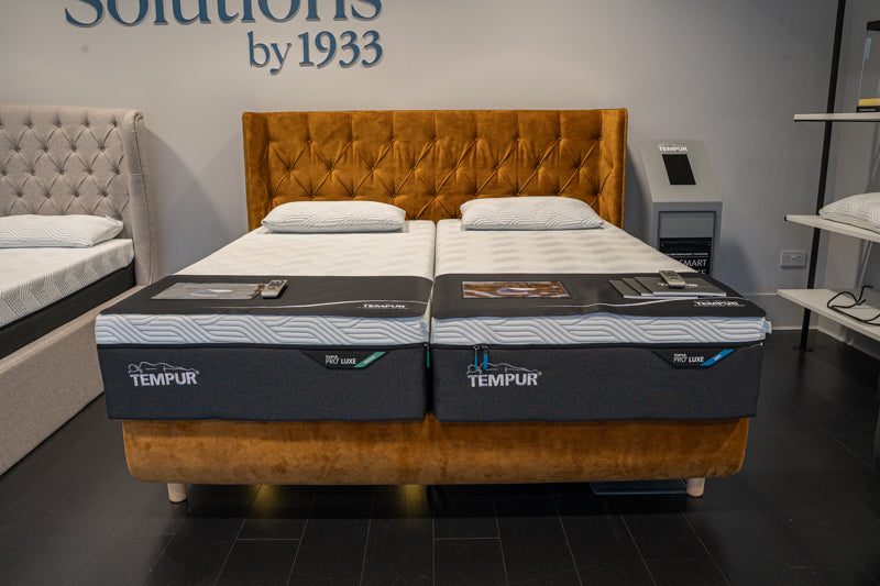 Tempur – 6 Ft Ergo smart base with luxury headboard and Pro lux mattress ( 30 cm )