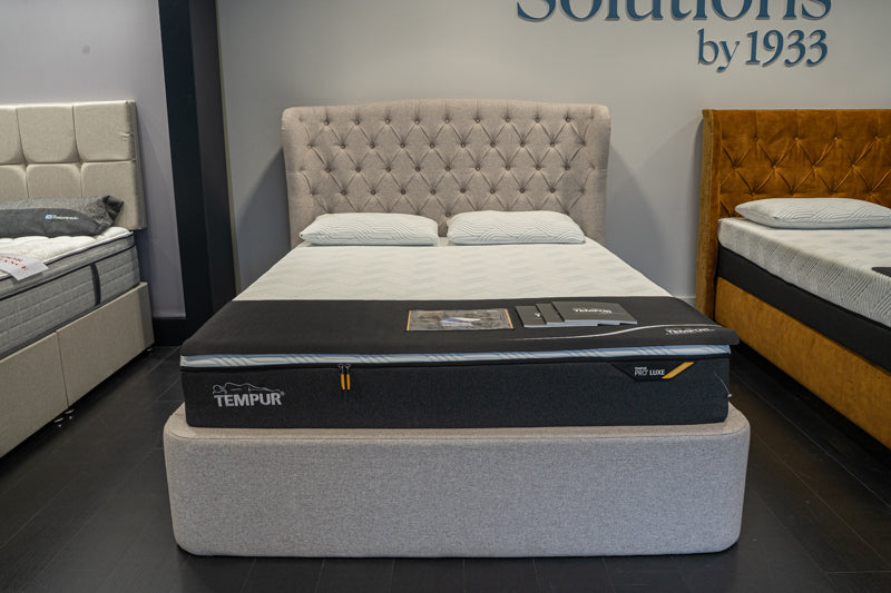 Tempur – 5 Ft Holcot ottoman bedstead with Pro lux medium / firm mattress ( 30 cm )