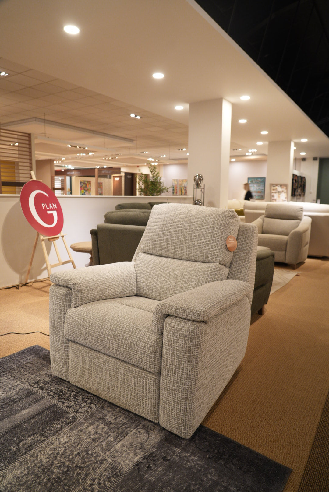 G Plan - Harper Electric Armchair with Headrest and Lumbar