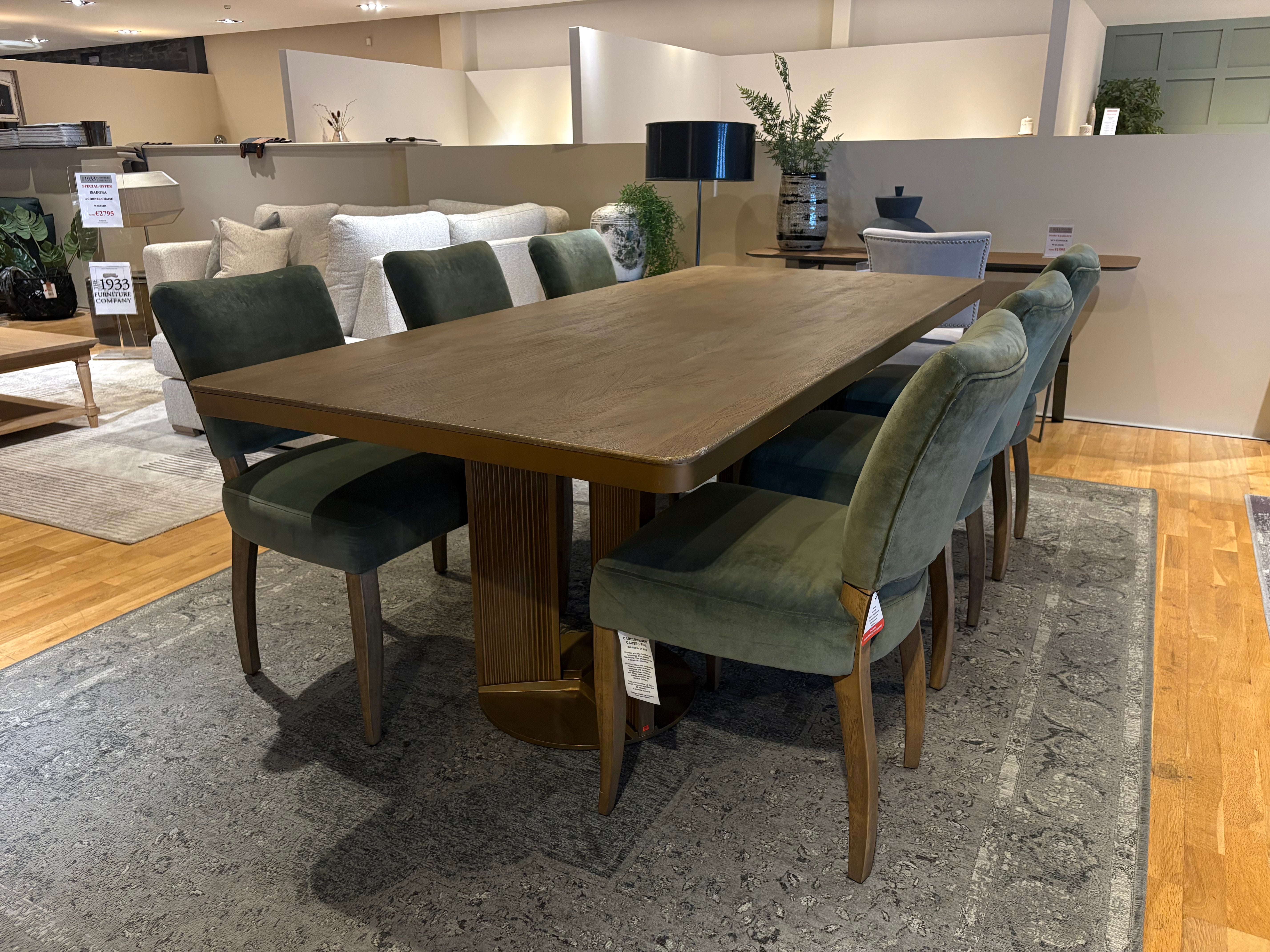 Harlequin - XL Pedistial Dining Table