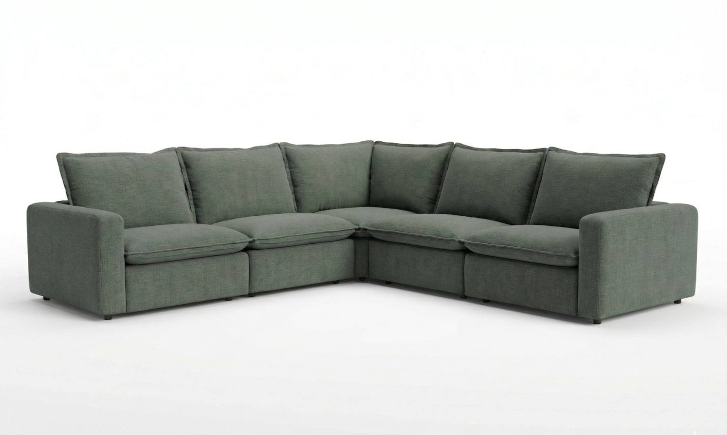 Nest Space - Fabio Corner Unit with two electric recliners