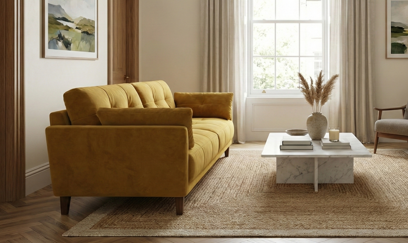 Alexander & James – Reggie 3 Seater & Snuggler