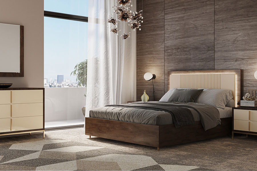 Zara - 5ft Bedframe & 2 Lockers