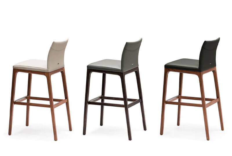 Arcadia - Leather Barstool