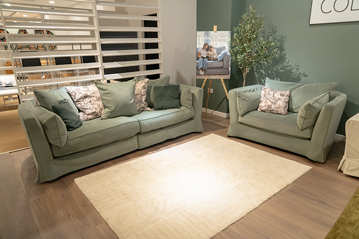 Maple - Grand Sofa & Snuggler